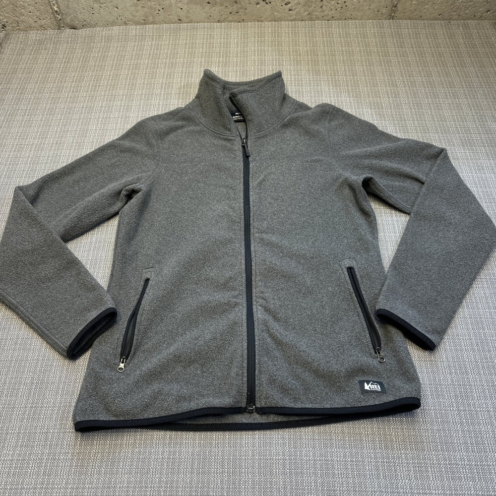 REI Co-op Groundbreaker Fleece Jacket 2.0 Womens Medium Full Zip Hiking - Picture 2 of 10